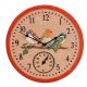 BirdWood Garden Clock & Thermometer 12