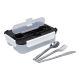 Built Professional Sectioned Lunch Box with Stainless Steel Cutlery
