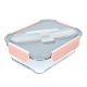 Built Mindful Glass 900ml Lunch Box with Stainless Steel Cutlery