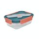 Built Tropic Glass 900ml Lunch Box with Stainless Steel Cutlery