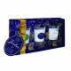 Tipperary Crystal Jardin Collection Set of 3 Mini Candles - Blue Box