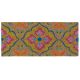 Coir Insert Door Mat Bright Tile 23x53
