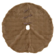 Brown Polyester Tree Skirt 90cm