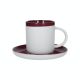 La Cafetière Barcelona Espresso Cup & Saucer - Plum