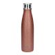 Built 480ml Stainless Steel Hydration Bottle - Rose Gold Glitter