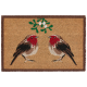 Coir Mat Christmas Robins 40x60