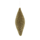 Glitter Drop Hanging Decoration - Gold 18cm