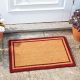 Décoir Coir Door Mat Duo Border Burgundy 40x60cm