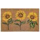 Coir Door Mat Multi Sunflowers 45x75