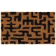 Coir Door Mat Abstract Maze 45x75