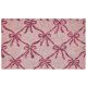 Coir Door Mat Blush Bows 45x75