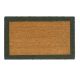 Coir Door Mat Border Green 45x75