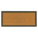Coir Door Mat Border Green 55x125