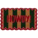 Coir Door Mat Howdy Stripe 45x75