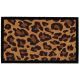 Coir Door Mat Leopard Border 45x75