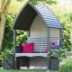 Cottage Arbour Charcoal & Stone