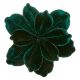 24cm Emerald Green Velour Magnolia Clip On