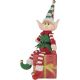 Elf Boy Sitting Present 35cm