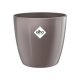 Elho Brussels Diamond Round Houseplant Pot - Oyster Pearl