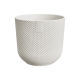 Elho Jazz Round Mini Houseplant Pot - Silky White