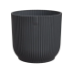 Elho Vibes Fold Round Mini Houseplant Pot - Anthracite