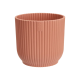 Elho Vibes Fold Round Mini Houseplant Pot - Delicate Pink