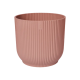 Elho Vibes Fold Round Houseplant Pot - Delicate Pink