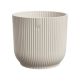Elho Vibes Fold Round Houseplant Pot - Linen White