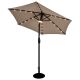 2.5m Elite Round Parasol with Lights - Dove