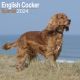 Cocker Spaniel 2024 Wall Calendar