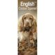 Cocker Spaniel 2024 Slim Calendar