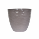 Windermere Glazed Plastic Planter Grey 33cm