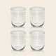 Orla Kiely Formal Water Glasses - Set of 4