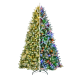 7.5ft Frosted Newberry Spruce 'Feel Real' Dual-Colour Pre-Lit Christmas Tree