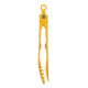 Fusion Twist Food Tongs Yellow