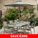 Classic 8 Seat Oval Dining Set - Maize