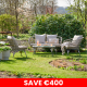 Sintra Wicker Casual Lounge Set - Grey