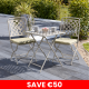 Classic Square Folding Bistro Set - Maize
