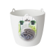 Elho Brussels Hanging Basket 18cm - White
