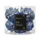 Glass Glitter Pine Cones 7cm x 6 Blue Dawn