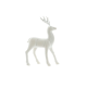 Glitter Standing Reindeer White - 32cm