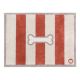 Hug Rug Bone Stripe Rust Mat 65x85