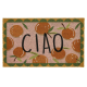 Coir Door Mat Ciao Orange 45x75