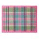 Hug Rug Tartan Pink Green Mat 65x85