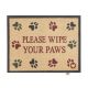 Hug Rug Wipe Your Paws Beige Mat 65x85