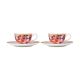 Kasbah Demi Cup & Saucer Set of 2 in Gift Box - Rose
