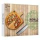 KitchenCraft World of Flavours Italian Pizza Board & Knife Serving Set