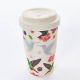 Eco Chic Bamboo Reusable Coffee Cup - Humming Birds