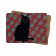LG Table Mat Black Cat