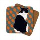 LG Coaster - Black & White Cat